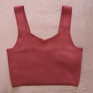 Banana Republic Red Crop Top